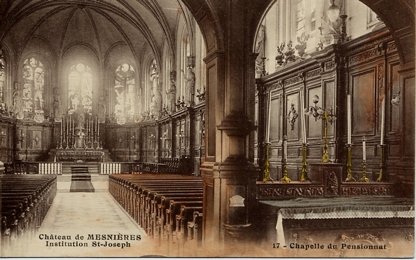 Mesnires-en-Bray (76), La Chapelle du Pensionnat