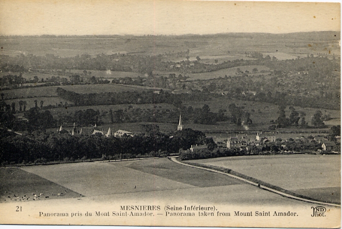 Mesnières-en-Bray (76) - Panorama pris du Mont Saint Amador