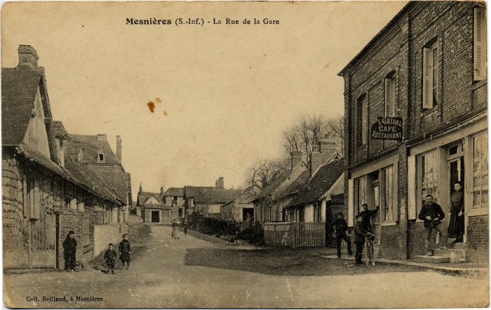 Mesnières-en-Bray (76) - Georges Talbot - Rue de la Gare